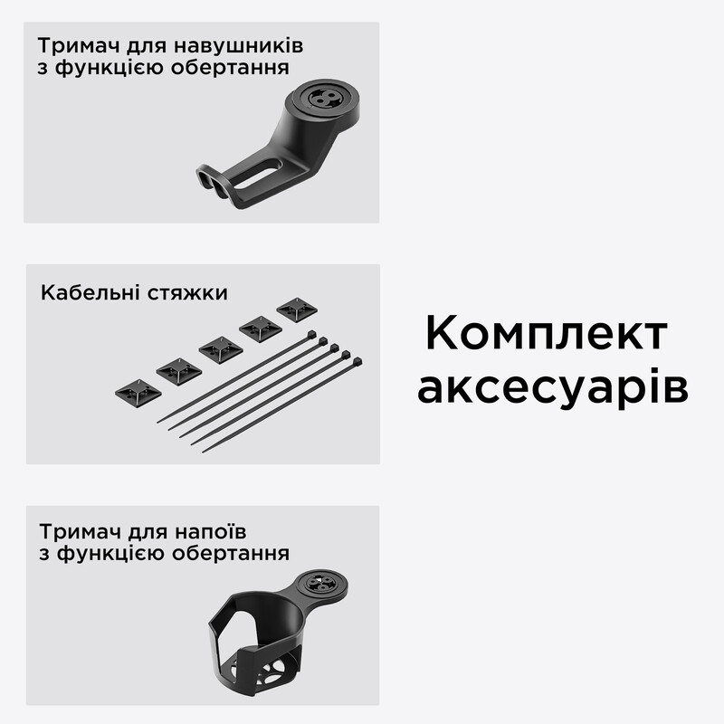 Компьютерный стол Anda Seat Xtreme E 1600x800 Black (AD-D-DD1-1600-06-B)