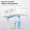 Фото - Комп`ютерний стіл Anda Seat Xtreme Pro 1400x750 White (AD-D-DD1-1400-08-W) | click.ua
