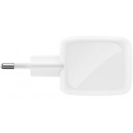 Мережевий зарядний пристрій Belkin BoostCharge Pro Dual USB-C GaN Wall Charger 50W + USB-C 1м White (WCH019KQ1MWH-B6)