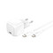 Фото - Мережевий зарядний пристрій Belkin BoostCharge Compact USB-C Wall Charger 30W + USB-C 1м White (WCA008KQ1MWH-B6) | click.ua