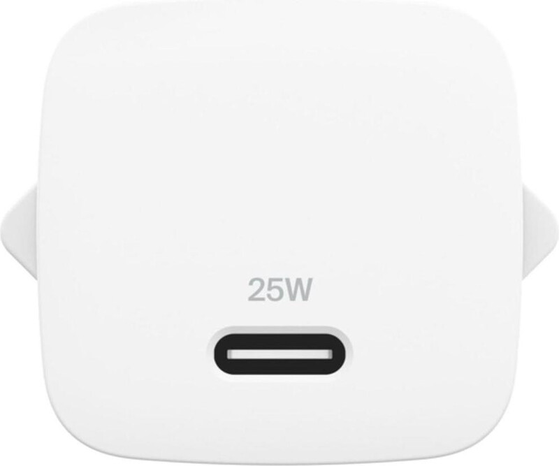 Мережевий зарядний пристрій Belkin BoostCharge USB-C Wall Charger 25W White (WCA012KQWH)