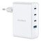 Фото - Мережевий зарядний пристрій Choetech GaN PD100W 4Ports White (PD9002) | click.ua