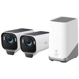 Комплект відеоспостереження EUFY S3 Pro - 2-Cam Kit + HomeBase 3 Black/White (T88923W1)