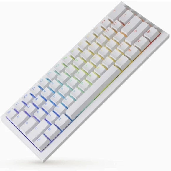 Клавіатура Ducky One X Mini WL/BT/USB White (ON2461AST3-DAUSPDOECL2WW1)
