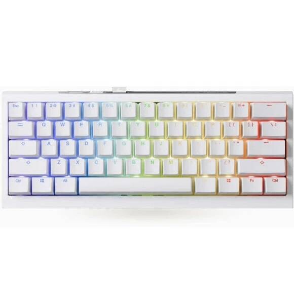 Клавіатура Ducky One X Mini WL/BT/USB White (ON2461AST3-DAUSPDOECL2WW1)
