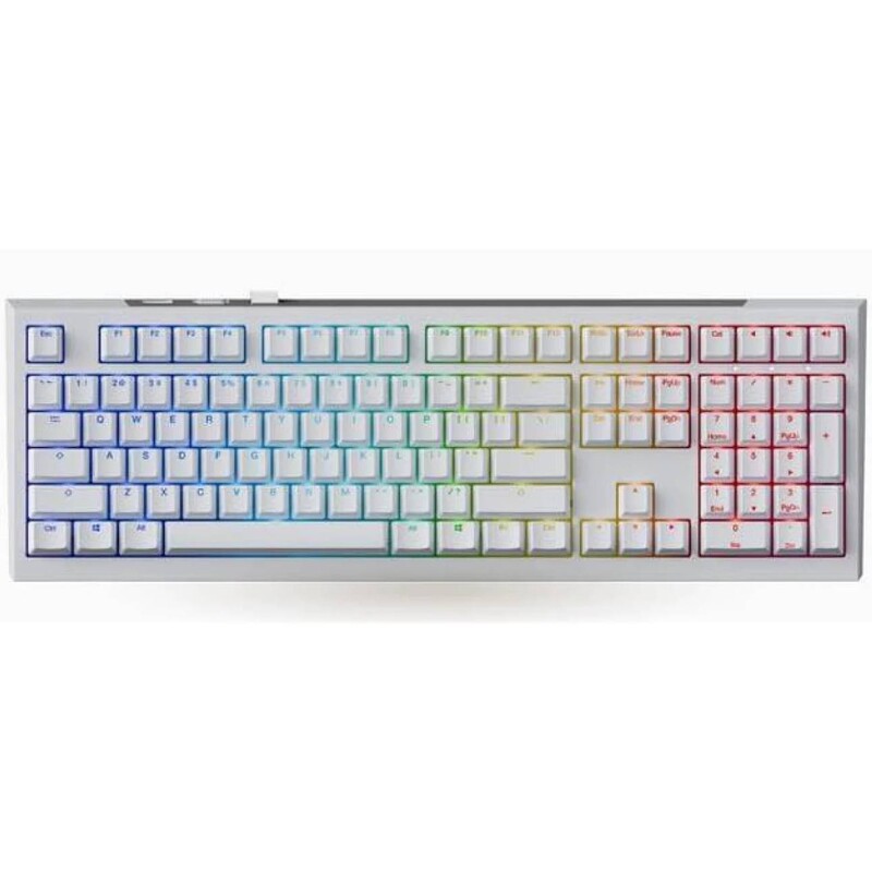 Клавіатура Ducky One X Wireless White (ON2408AST3-DAUSPDOECL2WW1)