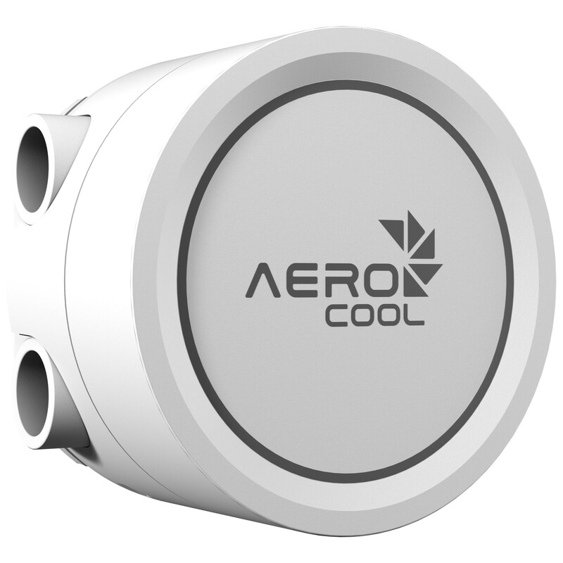 Система водяного охлаждения AeroCool Abyss L240R White (ACLA-AB24117.21)