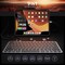 Фото - Клавиатура Axagon HMC-KB 9 in 1 Layout USB Silver/Black (HMC-KB-CRL) | click.ua
