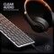 Фото - Клавиатура Axagon HMC-KB 9 in 1 Layout USB Silver/Black (HMC-KB-CRL) | click.ua