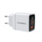 Фото - Сетевое зарядное устройство Choetech (USB-C+USB-A) White (PD6052-EU-WH) | click.ua