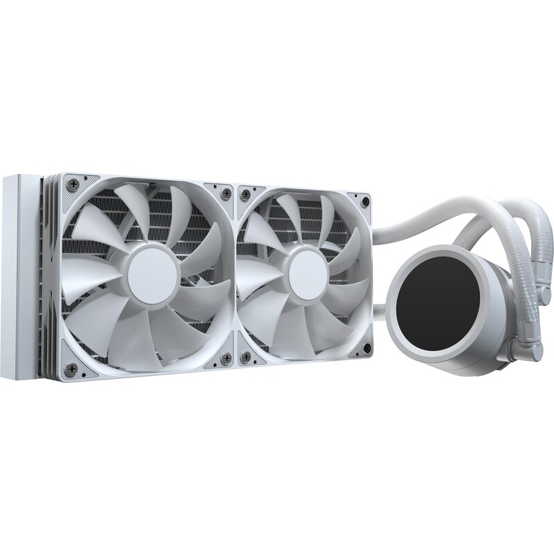 Система водяного охолодження AeroCool Abyss L240R Digi White (ACLA-AD24117.21)