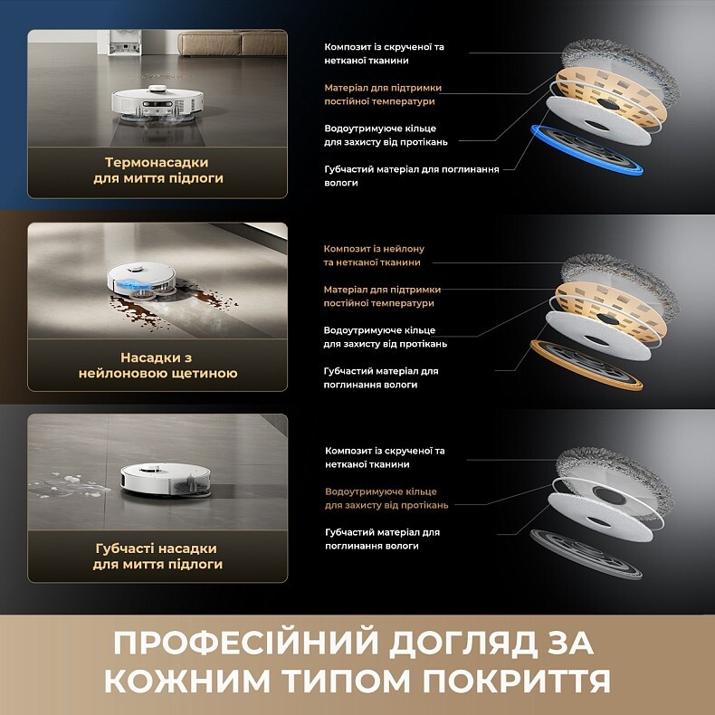 Робот-пылесос Dreame Bot Matrix 10 Pro Black (RLM61HE-Bl)