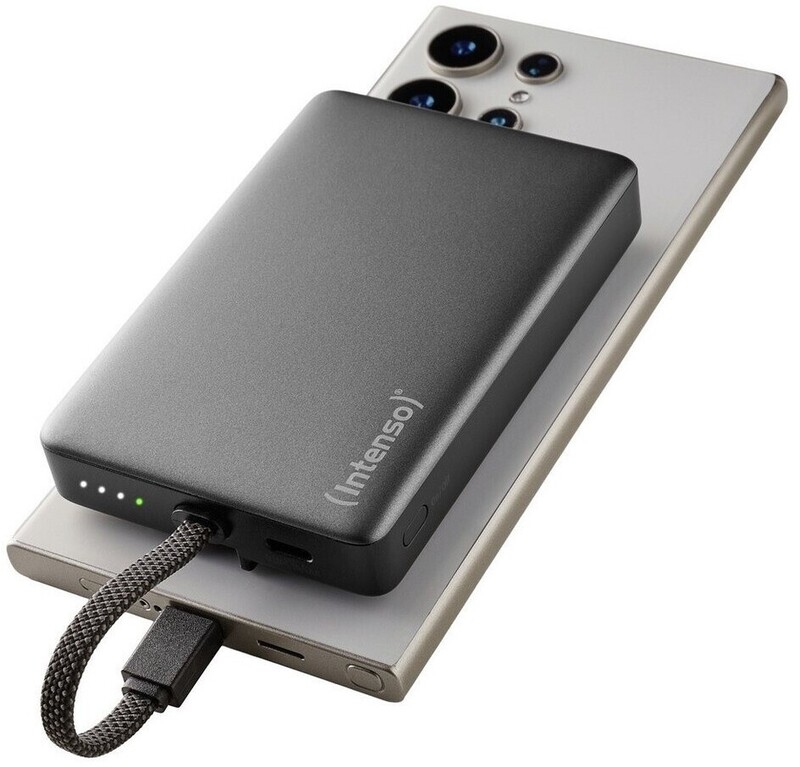 Универсальная мобильная батарея Intenso MC10000 10000mAh, 20W, Gray (7340034)