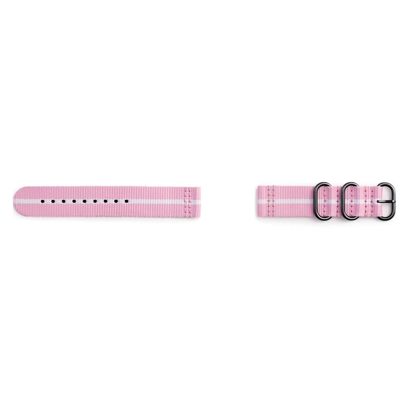 Ремінець Samsung Gear Premium Nato Pink-White (GP-R600BREECAE)