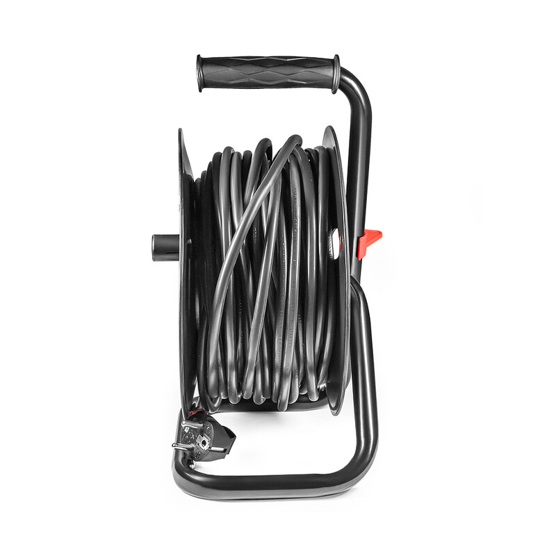 Удлинитель на катушке Stark CRP 1525-P (242000001) 4 розетки, 25 м, черный