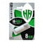 Фото - Флеш-накопичувач USB 8GB Hi-Rali Rocket Series Silver (HI-8GBVCSL) | click.ua