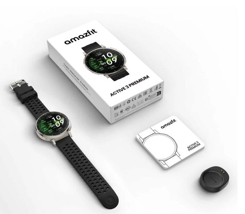 Смарт-годинник Amazfit Active 3 Premium Silver (W2559GL1N)