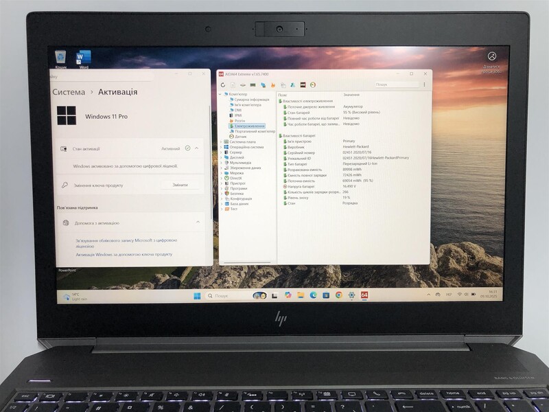 Ноутбук HP ZBook 15 G6 / 15.6" FullHD IPS / i7-9850H / 32GB / 512GB SSD NVMe / nVidia Quadro T2000, 4GB / Win11Pro / Backlight / сканер отпечатка - Б/у