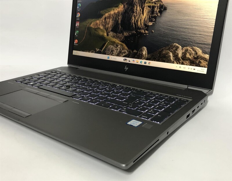 Ноутбук HP ZBook 15 G6 / 15.6" FullHD IPS / i7-9850H / 32GB / 512GB SSD NVMe / nVidia Quadro T2000, 4GB / Win11Pro / Backlight / сканер отпечатка - Б/у