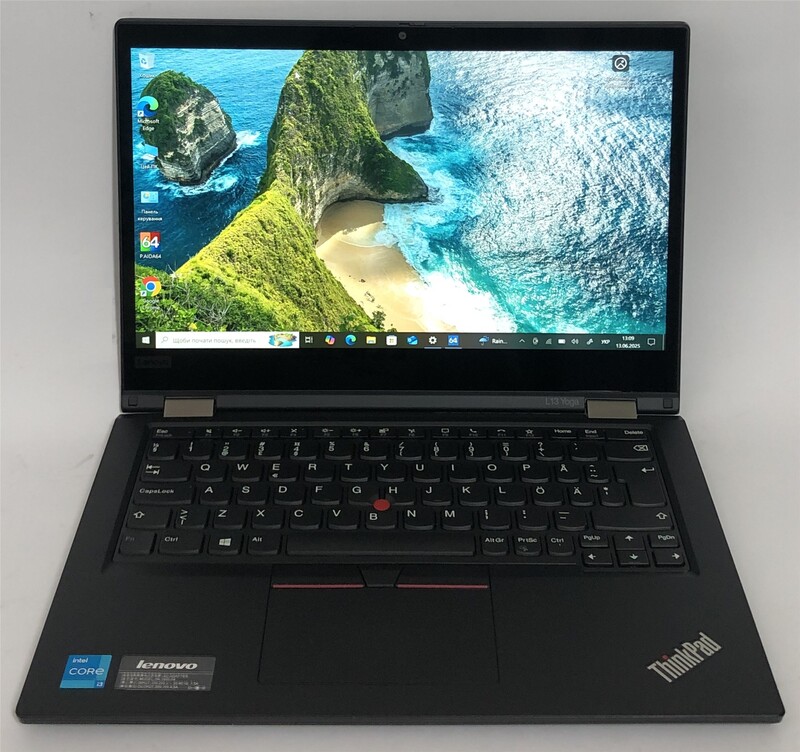 Ноутбук Lenovo ThinkPad L13 Yoga G2 / 13.3" FullHD IPS Touch / i3-1115G4 / 8GB / 256GB SSD / Win10Pro - Б/в