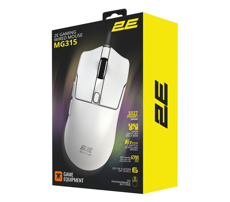 Миша 2E Gaming MG315 White (2E-MG315UWT)