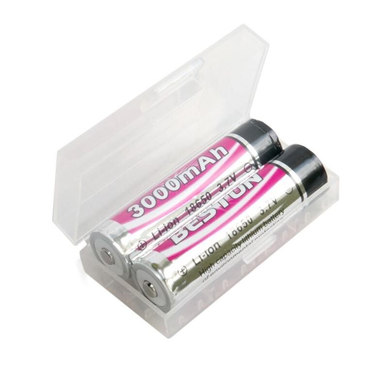 Аккумулятор Beston 18650 Li-Ion 3000mAh футляр 2шт