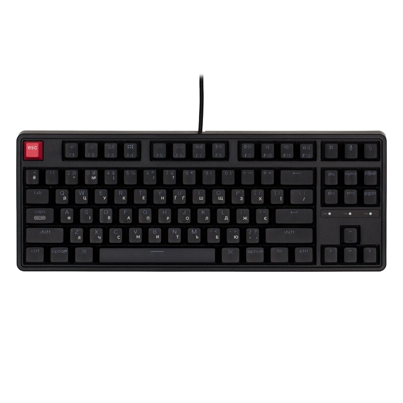 Клавіатура Keychron C3 Pro V2 87Key Black (C3PX-H1-UA)