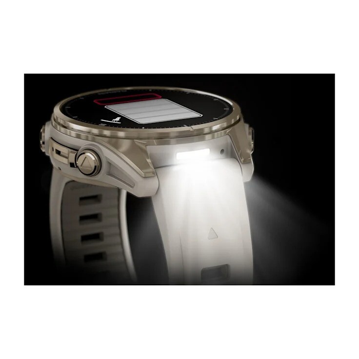 Смарт-годинник Garmin Fenix 8 43mm AMOLED Sapphire Soft Gold with Fog Gray Silicone (010-02903-11)