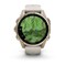 Фото - Смарт-годинник Garmin Fenix 8 43mm AMOLED Sapphire Soft Gold with Fog Gray Silicone (010-02903-11) | click.ua