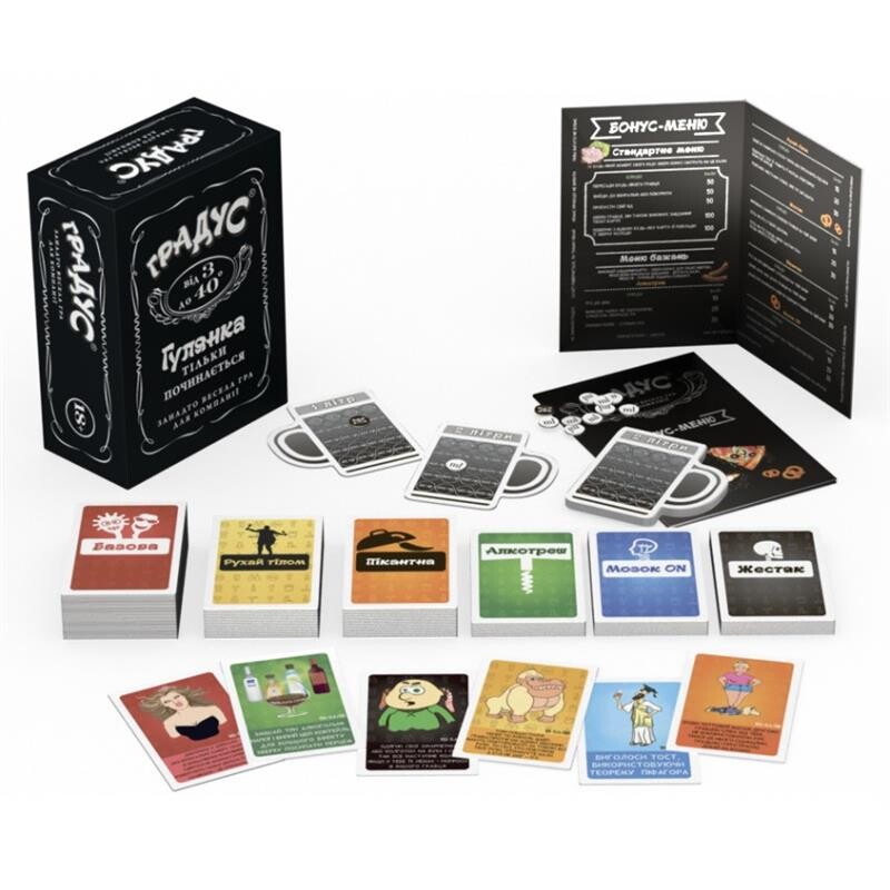 Настільна гра Bombat Game Градус (українською) (18+) (0024)