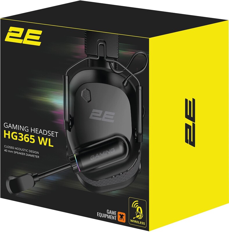 Bluetooth-гарнитура 2E Gaming HG365 Black (2E-HG365BK-WL)