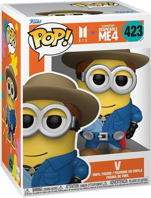 Колекційна фігурка Funko POP Rocks: Minions X BTS - V (889698859691)