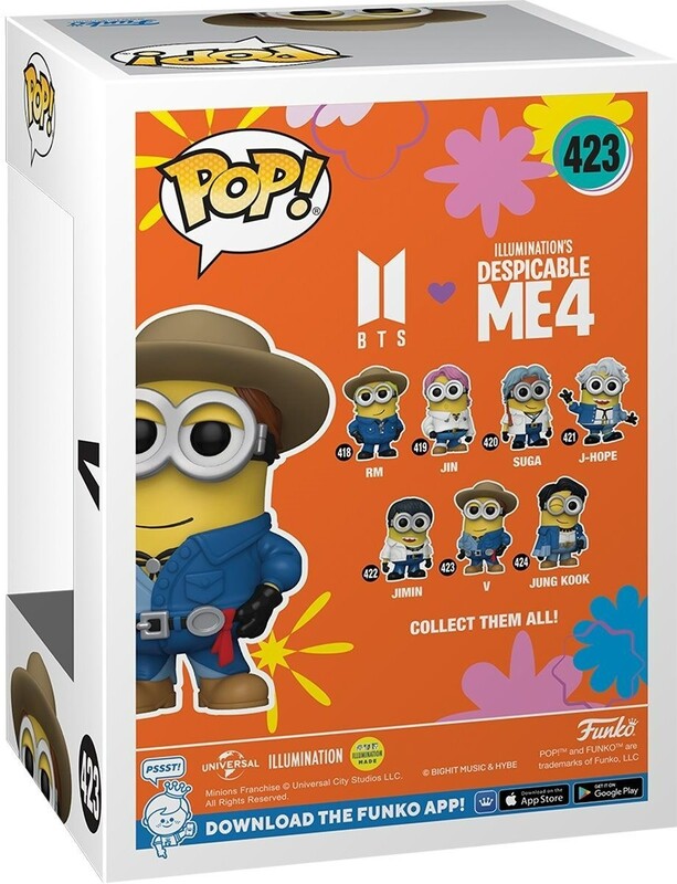 Колекційна фігурка Funko POP Rocks: Minions X BTS - V (889698859691)
