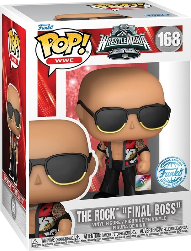 Колекційна фігурка Funko POP WWE: The Rock - Final Boss Wrestlemania 40 (889698859929)
