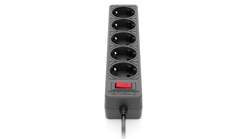 Фильтр питания REAL-EL RS-Protect 505 1.8 м Black (EL122300044)