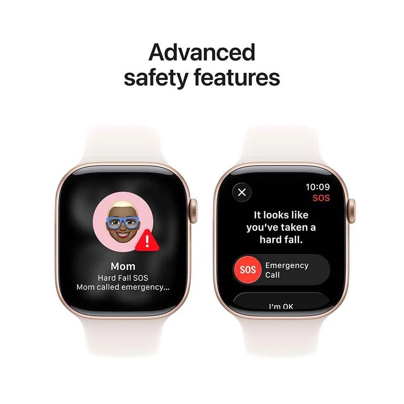 Смарт-часы Apple Watch Series 11 GPS 42mm Rose Gold Aluminium Case with Light Blush Sport Band - M/L (MEU44RK/A)