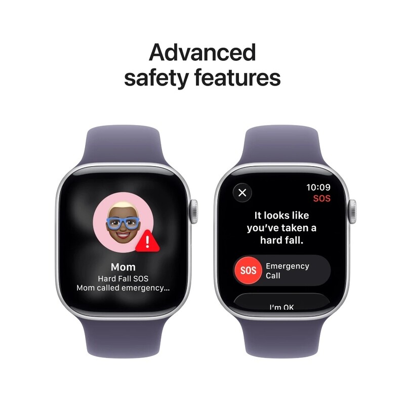 Смарт-часы Apple Watch Series 11 GPS 42mm Silver Aluminium Case with Purple Fog Sport Band - M/L (MEU74RK/A)