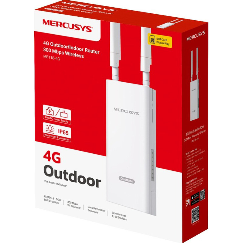 Беспроводной маршрутизатор Mercusys MB118-4G