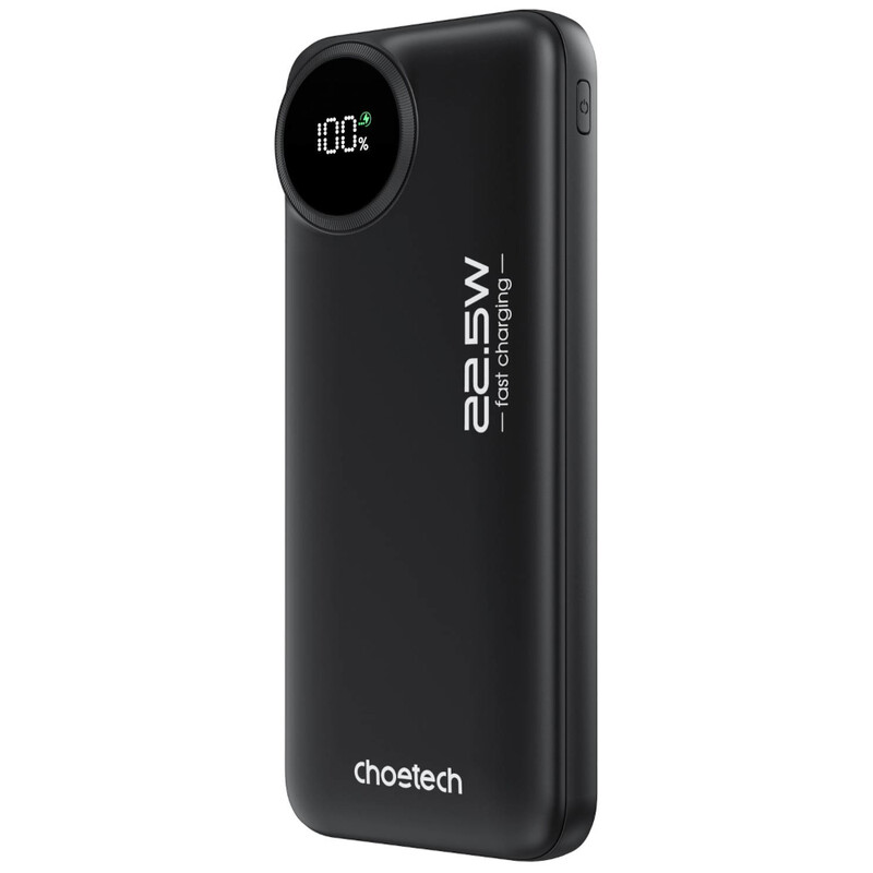 Універсальна мобільна батарея Choetech B791 10000mAh 22.5W Black (M15-B791-ACBK-NG)