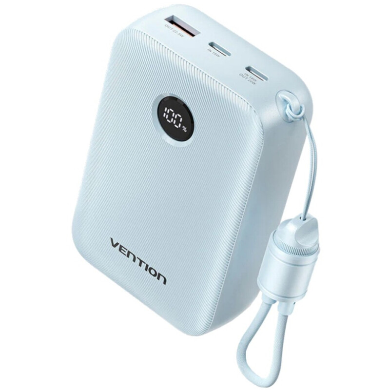 Універсальна мобільна батарея Vention 20000mAh 22.5W Blue (FKBL0-C)