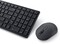 Фото - Комплект (клавіатура, миша) бездротовий Dell Pro Compact Silent Keyboard and Mouse KM555 Black (580-BBWJ) | click.ua