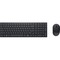 Фото - Комплект (клавіатура, миша) бездротовий Dell Pro Compact Silent Keyboard and Mouse KM555 Black (580-BBWJ) | click.ua