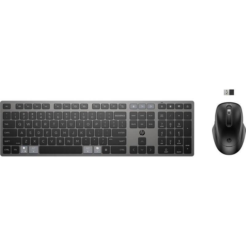 Комплект (клавіатура, миша) бездротовий HP 720 Multi-Device Rechargeable Black (9T5A9AA)