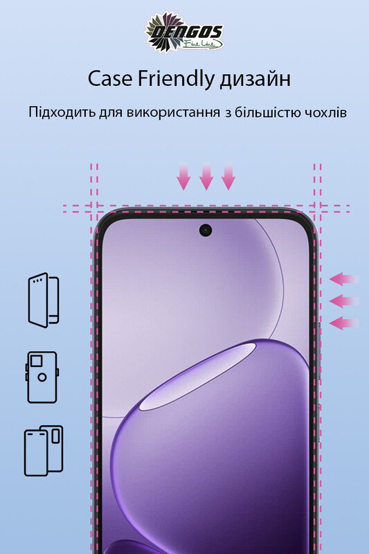 Захисне скло Dengos для Oppo A6x 4G/A6k 4G/A6 4G Black Full Glue (TGFG-438)
