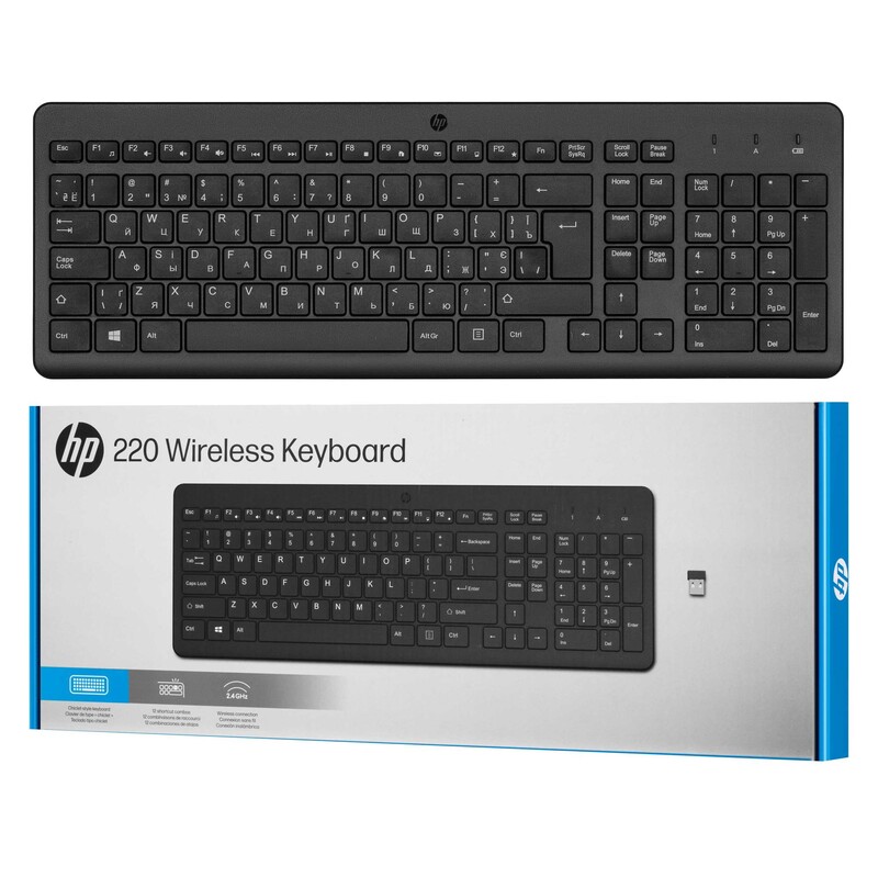 Клавиатура НР 220 Black (805T2AA)