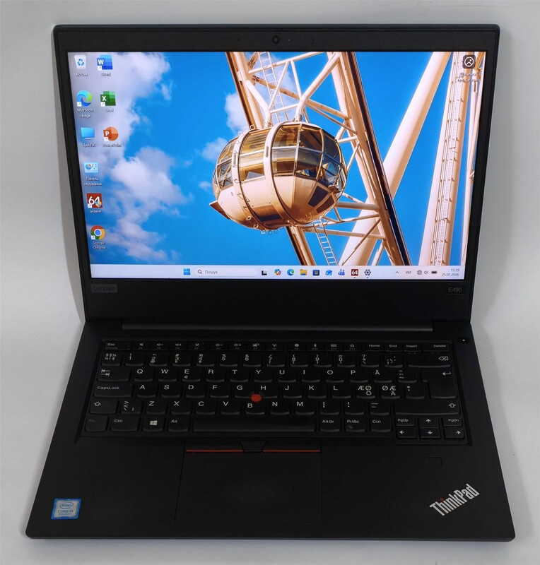 Ноутбук Lenovo ThinkPad E490 / 14" FullHD IPS / i5-8265U / 8GB / 256GB SSD / Win11Pro / сканер відбитка - Б/в
