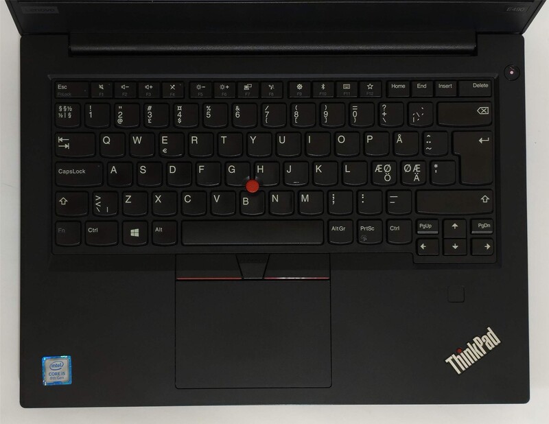 Ноутбук Lenovo ThinkPad E490 / 14" FullHD IPS / i5-8265U / 8GB / 256GB SSD / Win11Pro / сканер відбитка - Б/в
