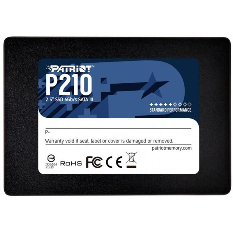 Накопитель SSD  512GB Patriot P210 2.5" SATAIII TLC (P210S512G25)