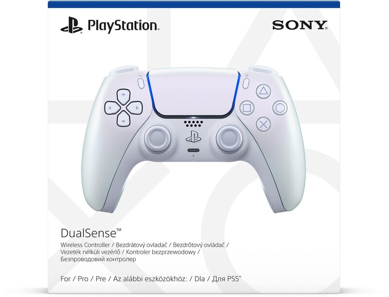 Геймпад беспроводной Sony PlayStation 5 DualSense Chrome Pearl (1000050600)