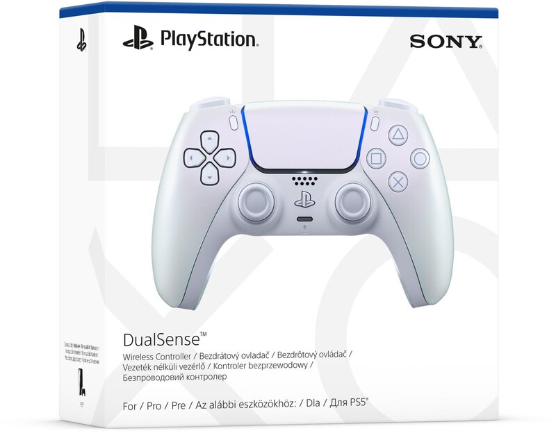 Геймпад беспроводной Sony PlayStation 5 DualSense Chrome Pearl (1000050600)